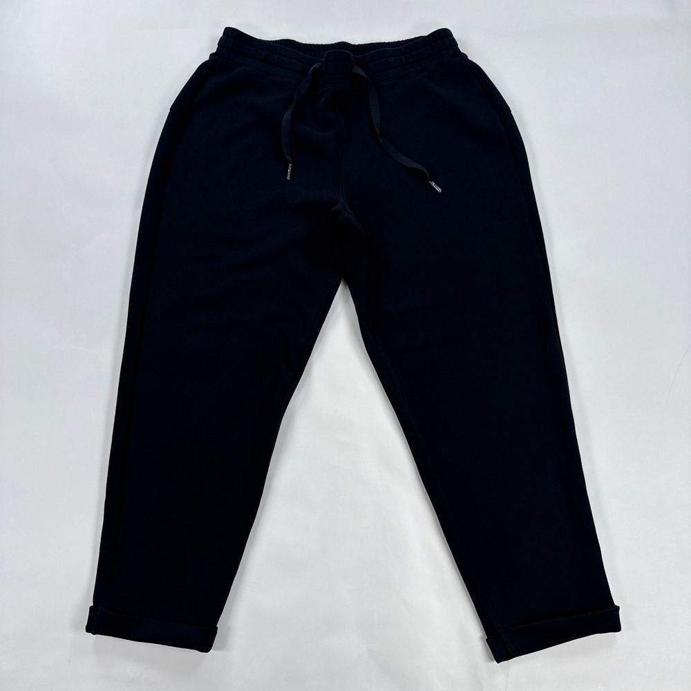 Spanx AirEssentials Tapered Pants Womens Large Black Lounge Sweatpants 50240R